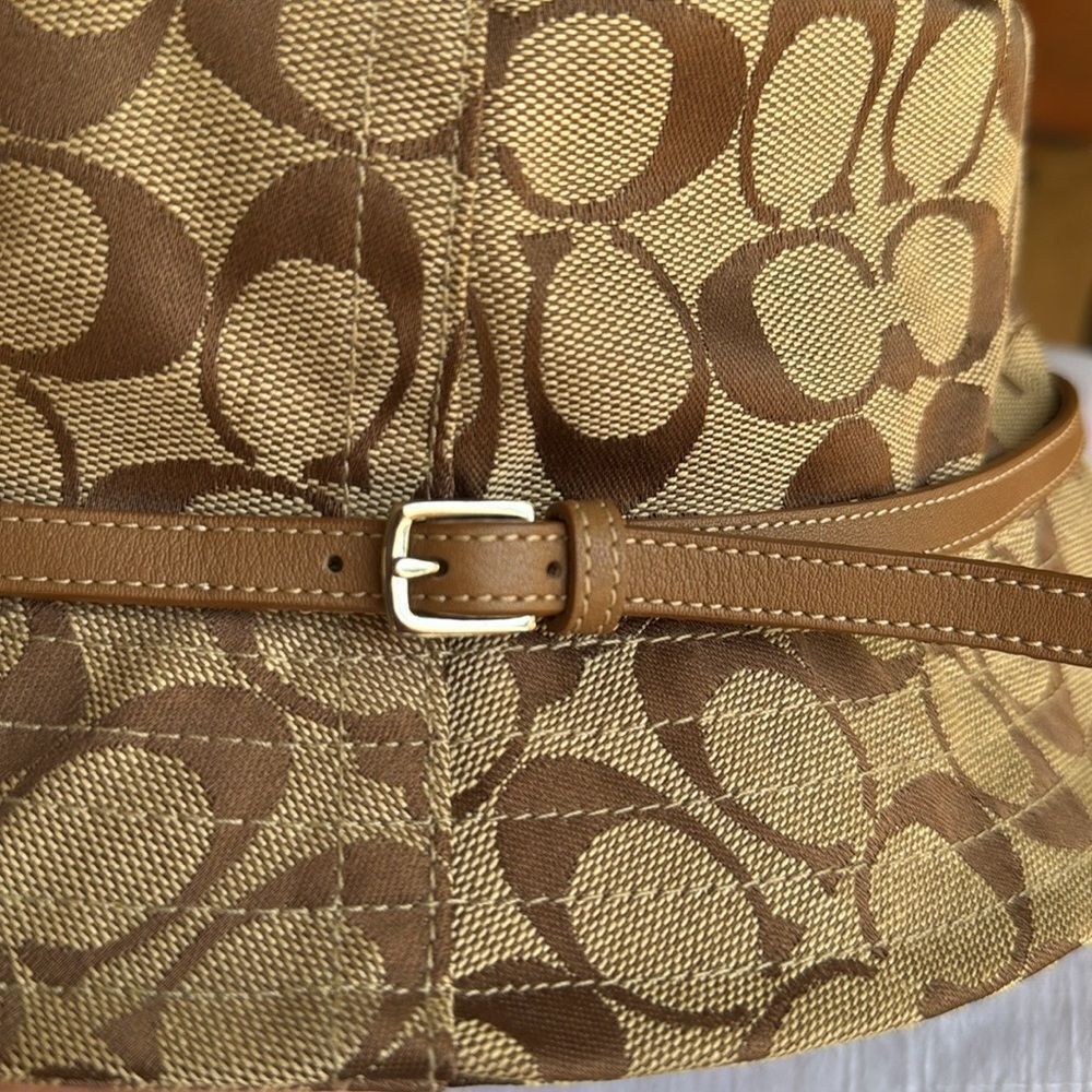 Coach Signature Jacquard Bucket Hat Small - Picture 6 of 6